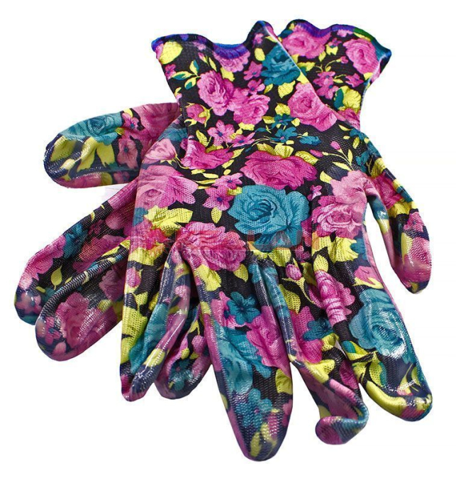 GWARD Fiesta VIOLET перчатки нейлоновые с нитриловым покрытием, размер 9 (L)