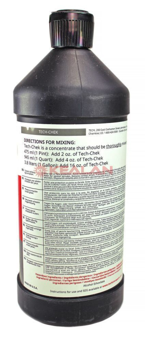 TECH Tech-Chek 751 концентрат жидкости для определения проколов, 945 мл.