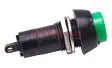 REXANT 36-3042 выключатель-кнопка 250V 1А (2с) (ON)-OFF Б/Фикс зеленая, в упаковке 10 шт.