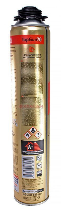 Sila Pro TopGun 70 winter, профессиональная монтажная пена, 880 мл.