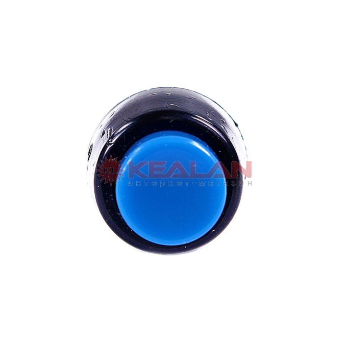 REXANT 36-3071 Выключатель-кнопка  250V 1А (2с) ON-OFF, синяя, Micro (PBS-20А) 
