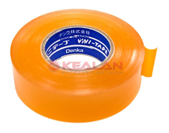Denka Vini-Tape 234 изолента прозрачная, ПВХ, 0,13 мм, 19 мм, 20 м.