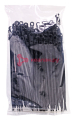 REXANT 07-0155 стяжки кабельные 150x3,6, черные, с отверстием под саморез, 100 шт.