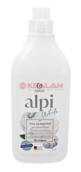 GRASS ALPI white gel гель-концентрат для стирки белых  вещей, 1,8 л.