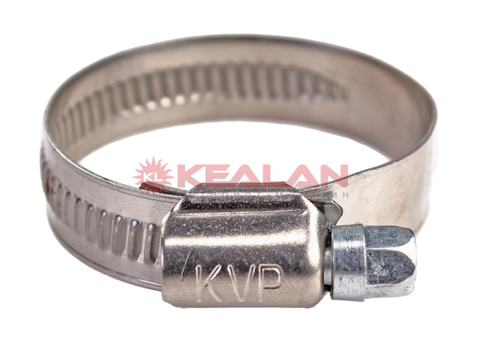 KVP 25-40/12 W2 хомут червячный, нержавеющая сталь