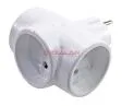 REXANT 11-1068 тройник электрический белый 6A б/з 220 В REXANT 11-1068 тройник электрический белый 6A б/з 220 В