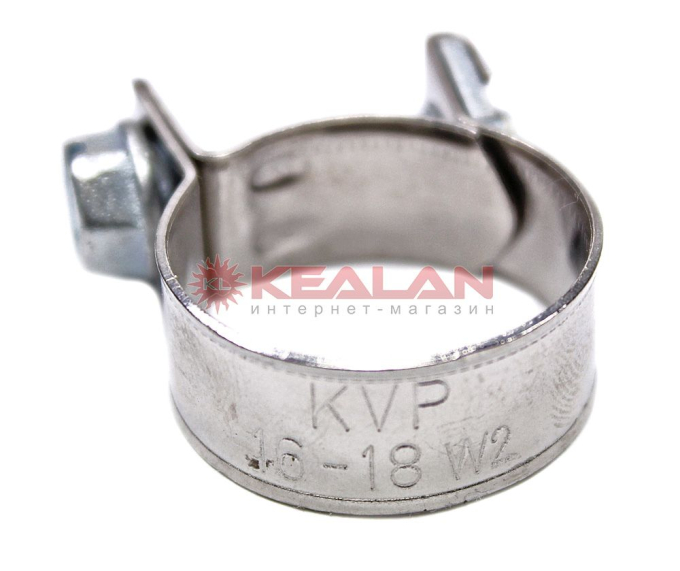 KVP Mini 16-18 W2 хомут стяжной, нержавеющая сталь