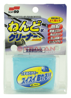Soft99 Surface Smoother Mini очиститель кузова на основе глины, 100 г.