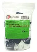 Fortisflex ПМС-30 площадки монтажные самоклеющиеся, белые