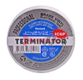 Terminator IC6P-white изолента белая ПВХ, супер премиум класса, огнеупорная, всепогодная, 19 мм, 20 