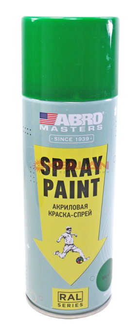 ABRO MASTERS SP-RAL-6029-RE краска-спрей акриловая, мятно-зеленый, 226 г.