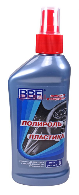 BBF полироль пластика, распылитель кнопочный, 250 мл.