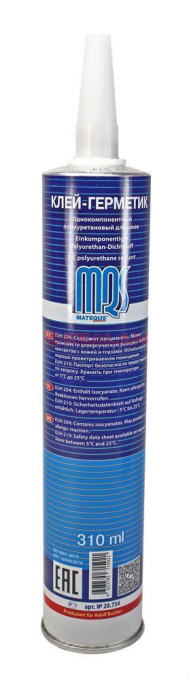 MATEQUS MQS 734 герметик для швов, черный, картридж, 310 мл.
