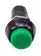 REXANT 36-3042 выключатель-кнопка 250V 1А (2с) (ON)-OFF Б/Фикс зеленая, в упаковке 10 шт.