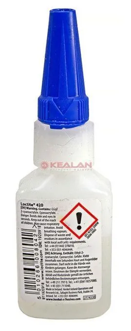 LOCTITE 420 клей для металлов, резины и пластмасс, капиллярный, 20 г.