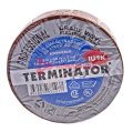 Terminator IU1K brown изолента коричневая ПВХ, огнеупорная, всепогодная, 0,17 мм, 19 мм, 20 м.