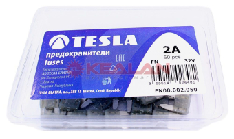 TESLA FN2 предохранитель ножевого типа, мини, 50 шт.