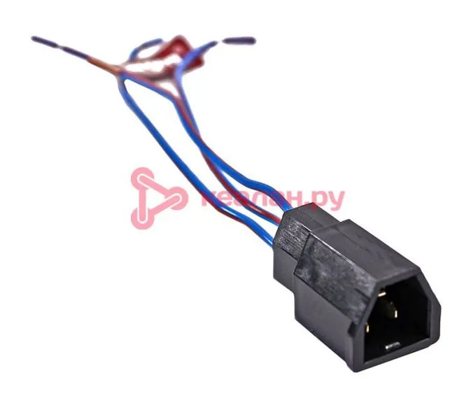 CARGEN AX34302 разъем 2108-3724356 межжгутовой 3-х контактный штыревой серии 2.8, с проводами 0,75 м