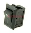 REXANT 36-2010 выключатель клавишный 250V 3А (2с) ON-OFF черный