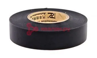 YongLe FC110-1933 изолента автомобильная огнестойкая, ПВХ, черная, 0,11 мм, 19 мм, 33 м.
