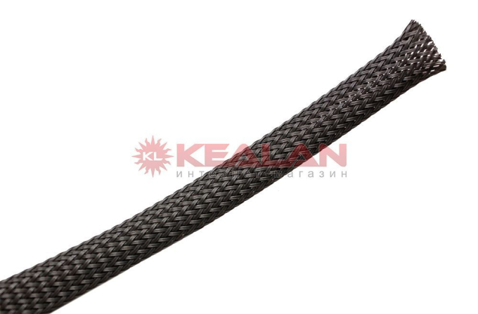 TEC SB-ES-10-Grey гибкая серая оплетка для кабеля, 10-20 мм.