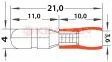 TEC РШИ-П 1.5-4 разъем штекерный изолированный, 100 шт. TEC РШИ-П 1.5-4 разъем штекерный изолированный, 100 шт.