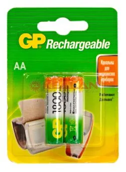 GP R06 аккумуляторная батарейка, 1800mAh, в блистере 2 шт.