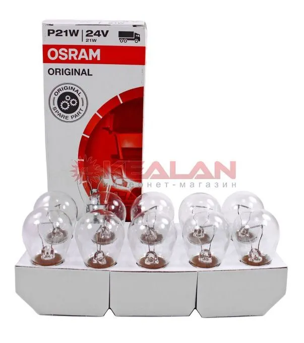 OSRAM 7511 лампа автомобильная,  P21W, 24V, 21W