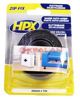 HPX ZF2001 лента-застежка ZIP FIX, подушечки, 20 мм,  1 м.