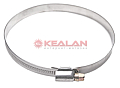 Картинка KVP 90-110/12 W2 хомут червячный, нержавеющая сталь от интентернет-магазина КЕАЛАН