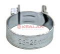 KVP Mini 23-25 W1 хомут стяжной, оцинкованная сталь