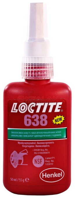 LOCTITE 638 вал-втулочный фиксатор, высокопрочный, 50 мл.