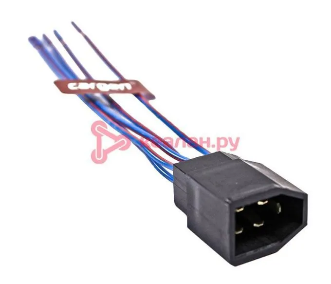 CARGEN AX34402 разъем 2108-3724358 межжгутовой 5-ти контактный штыревой серии 2.8, с проводами 0,75 