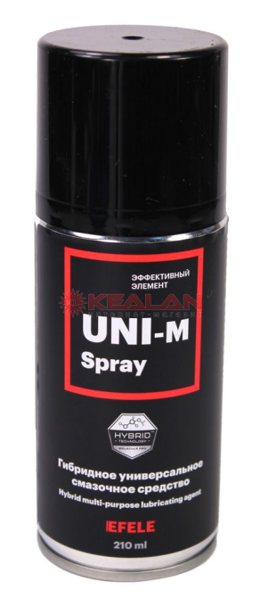 EFELE UNI-M SPRAY гибридное универсальное смазочное средство, 210 мл.