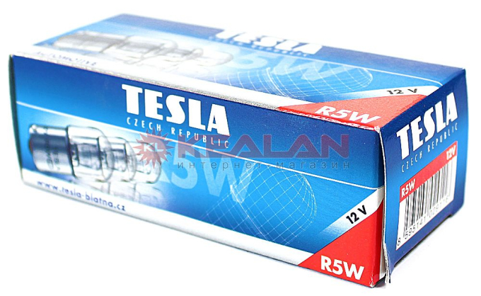 TESLA R5W лампа автомобильная 12V