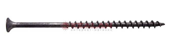 MixOne. cаморез 4,8х95 по ГКЛ (по дереву) крупная резьба, фосфатированный, 1 шт.