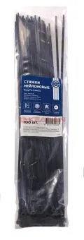Fortisflex EasyFix 400x4.8 стяжки кабельные, черные, 100 шт.