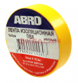 ABRO ET-912-20-YE-R изолента желтая, толщина 0,12 мм, 19 мм, 18,2 м.