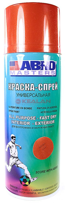 ABRO MASTERS краска-спрей, медь, 400 мл.