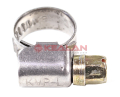KVP 8-12/9 W2 хомут червячный, нержавеющая сталь