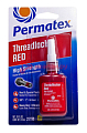 Картинка Permatex 27110 фиксатор резьбы сильной фиксации, красный, 10 мл. от интернет-магазина кеалан.ру