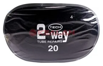 TECH 2-Way 20BK заплатка для ремонта камер, 160 х 100 мм.