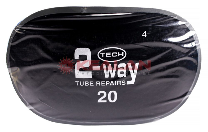 TECH 2-Way 20BK заплатка для ремонта камер, 160 х 100 мм.
