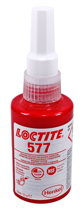 LOCTITE 577 уплотнитель резьбовой, гелеобразный для неактивных металлов, 50 мл.