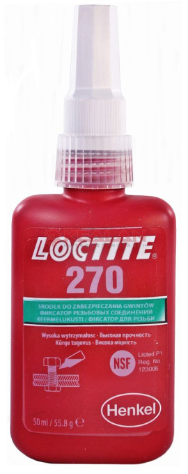 LOCTITE 270 резьбовой фиксатор высокой прочности, 50 мл.