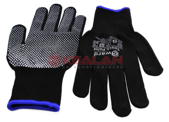 GWARD Touch Point перчатки нейлоновые черные с микроточечным покрытием, размер 9/L