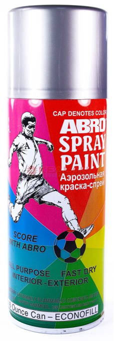 ABRO 26 краска-спрей стандартная, алюминиевая