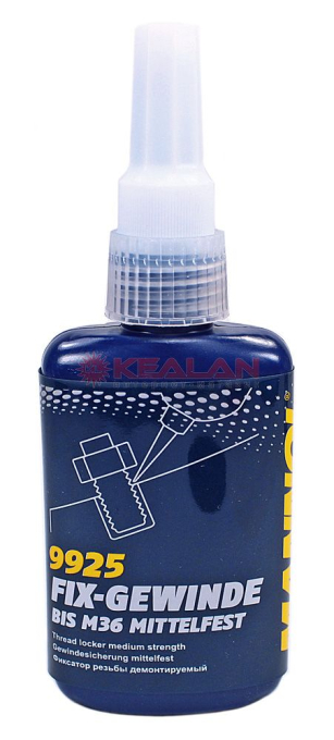 MANNOL 9925 фиксатор резьбы демонтируемый, 50 мл.