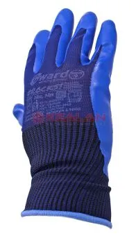GWARD Rocks перчатки нейлоновые с текстурированным латексным покрытием, 9/L