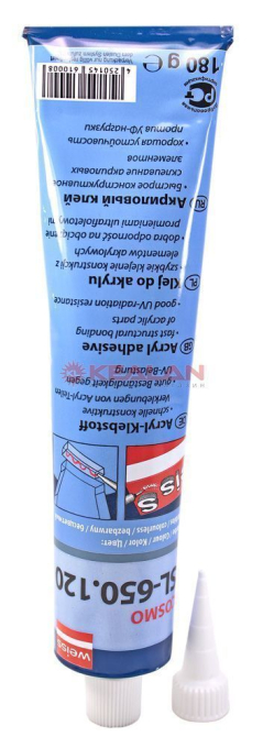 Cosmofen PMMA диффузионный клей для акрила, 180 г.